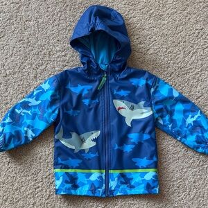 Kids Blue Shark Raincoat